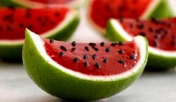 ژله هندوانه ای مجلسی رو اینجوری درست کن + طرز تهیه   