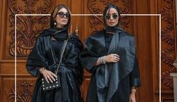 محرم این مانتو ها رو بپوش | شیک ترین مدل مانتو های مشکی 1402  + عکس