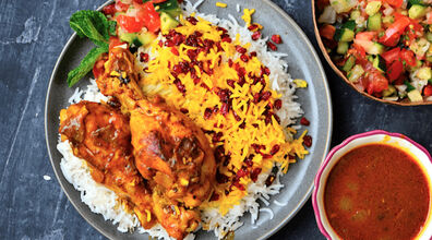 طرز تهیه مرغ مجلسی بدون حتی یک قطره آب!