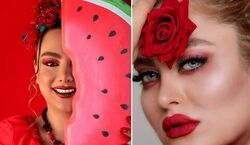 امشب مشکی قرمز بپوش! | ایده های جذاب برای استایل شب یلدا + عکس 