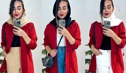 جدیدترین استایل های مجلسی با مدل مانتو تافته | امسال لوکس ترین استایل رو داشته باش