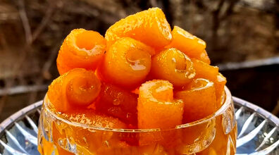 طرز تهیه مربای پوست پرتقال رولی خوشرنگ + نکات