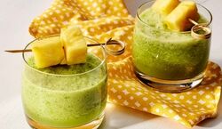 با شیر تخمه خربزه و دارچین، نوشیدنی خنک درست کن + طرز تهیه