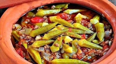 طرز تهیه خوراک بامیه به روش مجلسی | خوراک بامیه رو اینجوری بپز معرکه می شه!