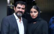 قاب عاشقانه شهاب حسینی و همسر جوانش در اکران فیلم 