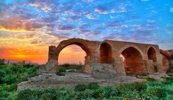 پل شادروان یا بندقیصر کجاست ؟ + عکس  و اطلاعات پل شادروان