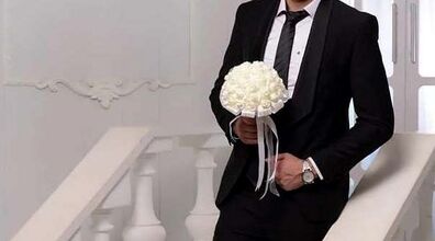 ازدواج پسر تبریزی با تابلوی نقاشی | عجیب ترین ازدواج + عکس