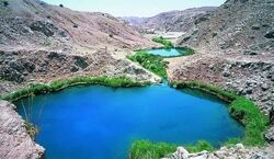 معرفی چشمه های آبگرم دهلران + عکس