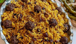طرز تهیه قنبر پلو به روش شیرازی های اصیل + نکات