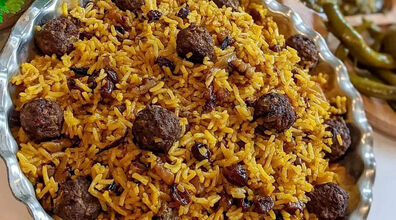 طرز تهیه قنبر پلو به روش شیرازی های اصیل + نکات