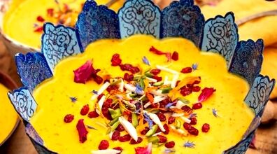 با ماست پخته شده یه دسر هندی خوشمزه درست کن + طرز تهیه 