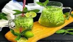 با خیار  شربت درست کن | طرز تهیه شربت سکنجبین و خیار مجلسی