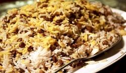 این بار عدس پلو رو بدون گوشت و با این دستور بپز + نکات 