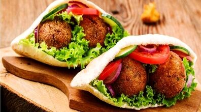 طرز تهیه فلافل خانگی به سبک ساندویچی ها + آموزش تصویری