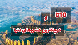 معرفی 10 تا از کوچکترین کشور های جهان با کمترین مساحت + عکس