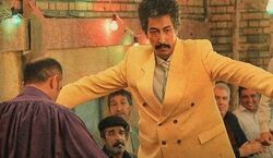 (ویدیو) پشت صحنه جالب و دیدنی از رقص بهرام افشاری در فیلم فسیل