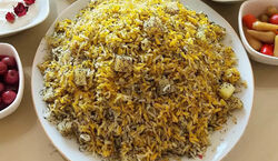 سیب پلو رو به روش کرمانشاهی ها درست کن + طرز تهیه 