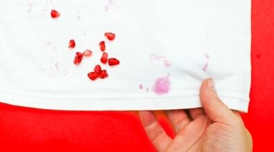 لکه لبو و انار شب یلدا رو از فرش، دست و لباس اینجوری تمیز کن!