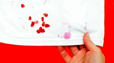 لکه لبو و انار شب یلدا رو از فرش، دست و لباس اینجوری تمیز کن!